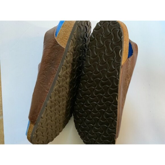 Birkenstock Brown Leather size EU 46 size USA 13-13.5 LARGE BUCKLE main image 12